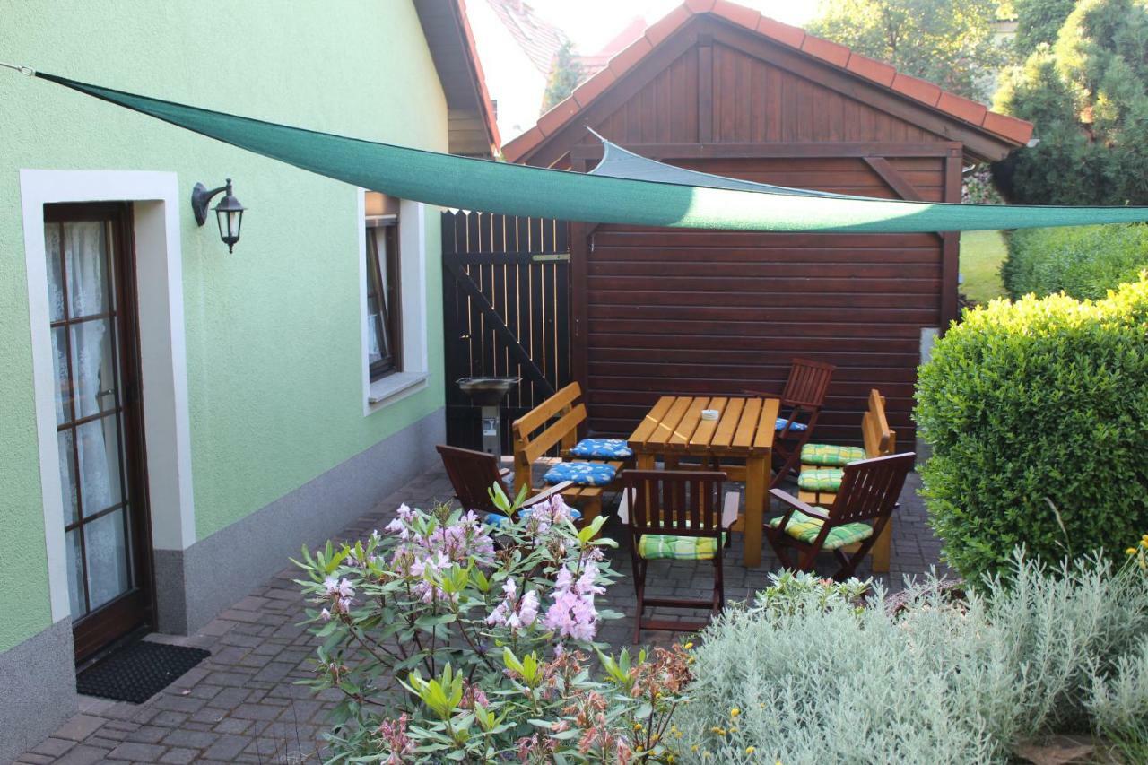 Ferienwohnung "An Der St. Ludmila" Crostwitz Dış mekan fotoğraf
