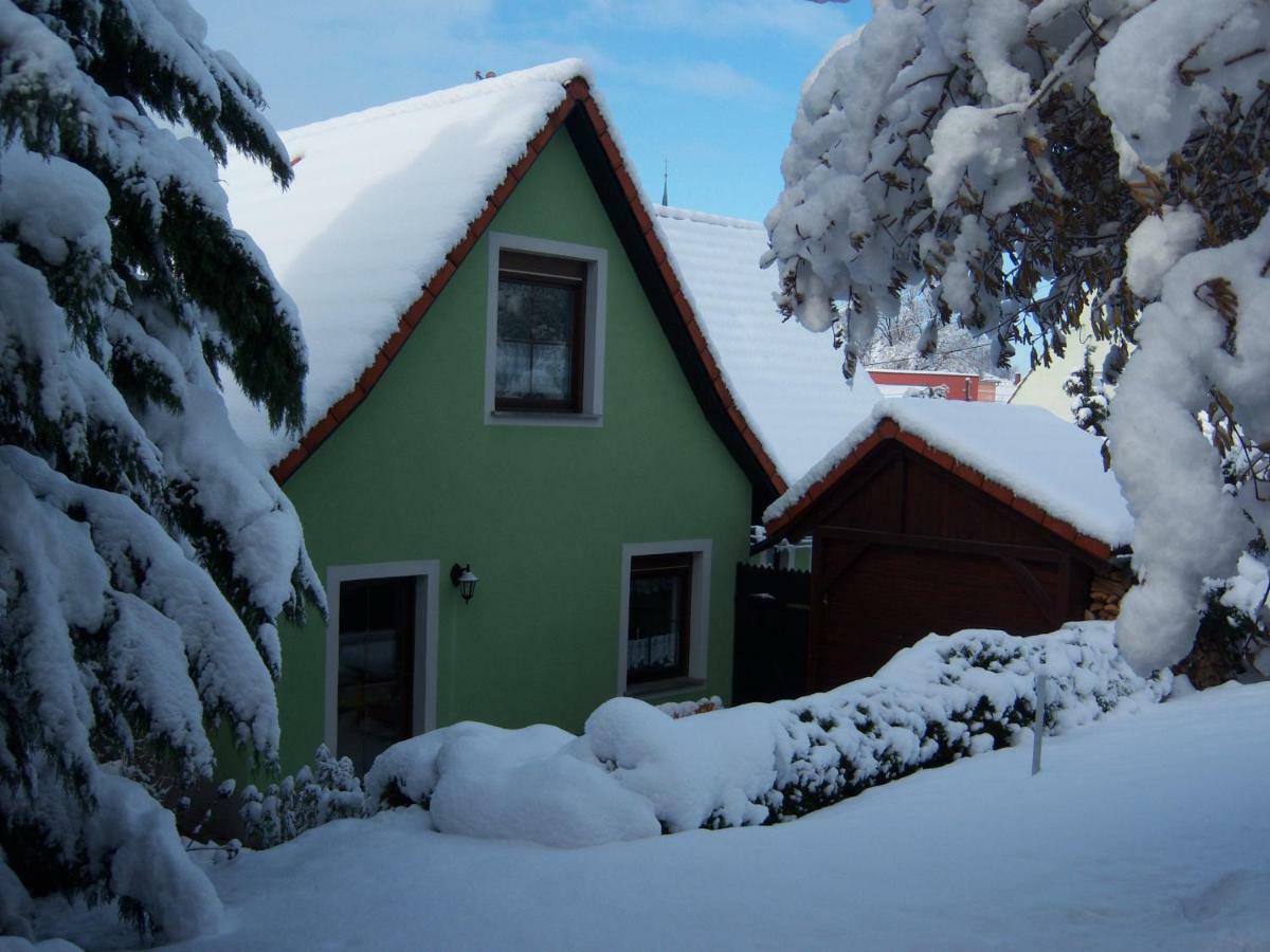 Ferienwohnung "An Der St. Ludmila" Crostwitz Dış mekan fotoğraf